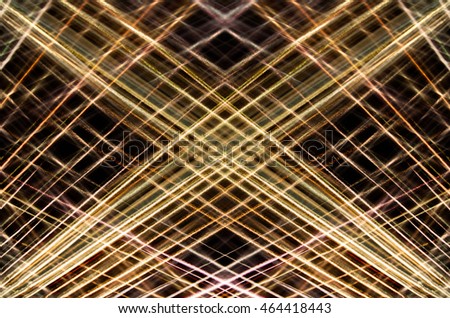 Lines, light and shadow, A picture of a golden curtain, The image overlap.
