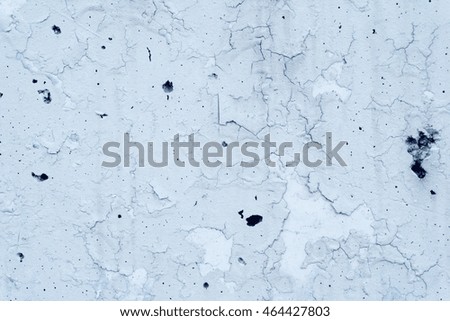 Closeup of blue concrete wall