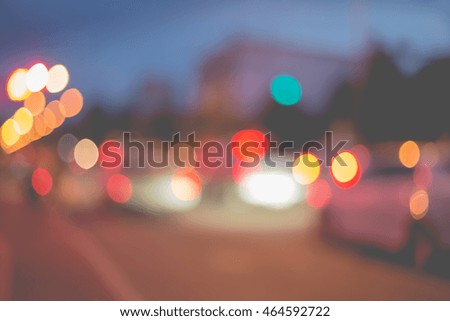 Blurred photo background, Abstract blur of cars light ,Defocused abstract background.