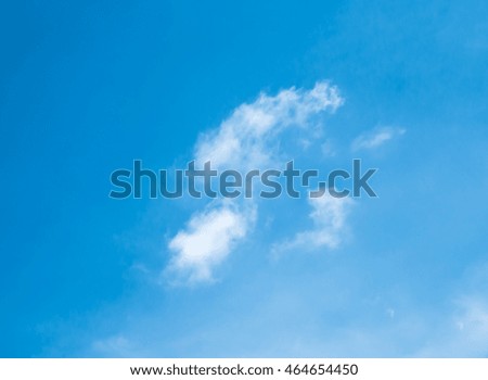 Sky and White cloud