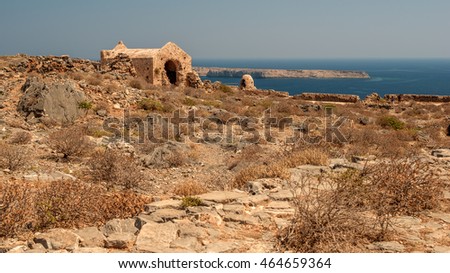 Crete, Greece: Venetian fort in Gramvousa island