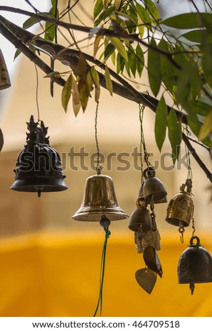 Small bells in temple