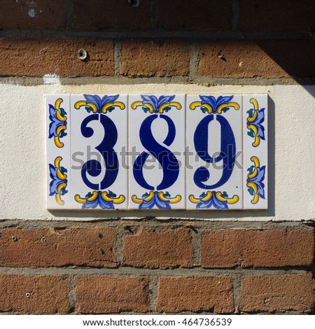 House number three hundred and eighty nine. (389)