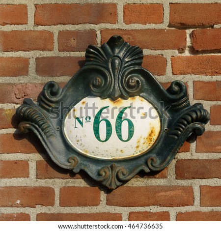 House number sixty six (66)