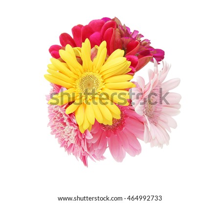 Bouquet of Transvaal daisy and zinnia