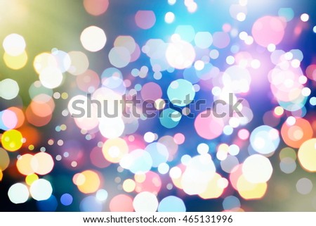 Twinkly Lights and Stars Christmas Background