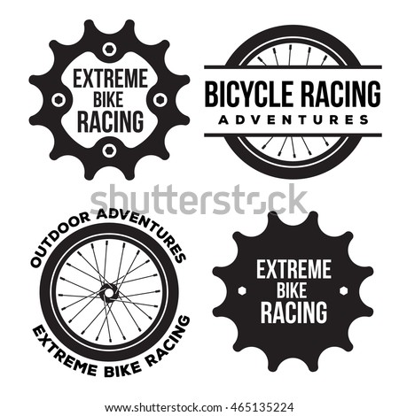 bicycle sport related logo template