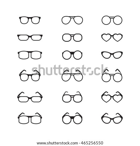 Glasses icons