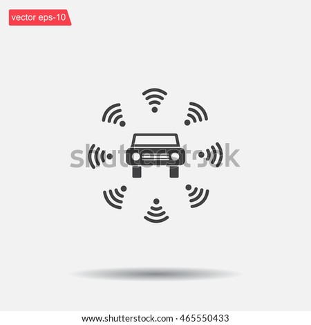 Wifi in car icon