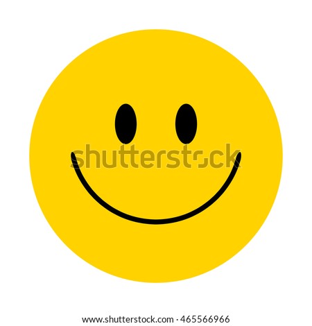 Smiley. Vector happy face Royalty-Free Stock Photo #465566966