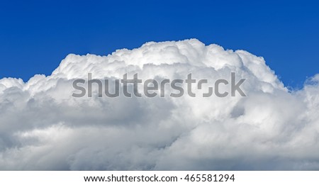 Sky And Big Cloud. HD Panorama.
