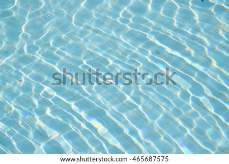 Water pattern background, detail in swimming pool.
