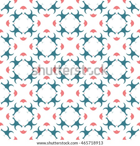 
Abstract floral ornament seamless pattern of colorful for wallpapers and background.
