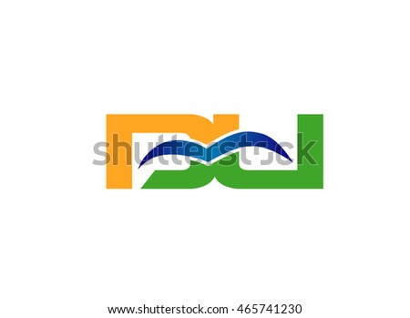 DU company linked letter logo

