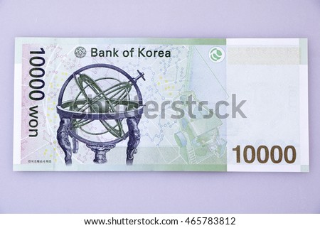 South Korean won currency