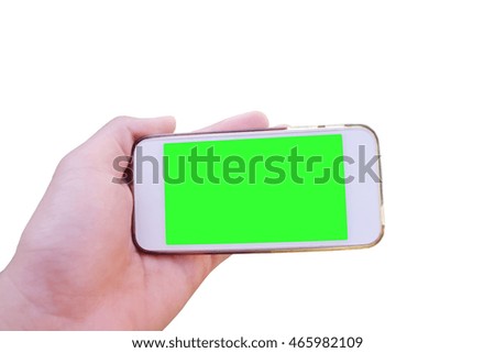 phone green background