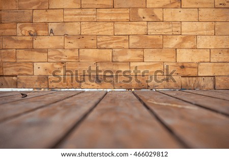 Wood wall surface
