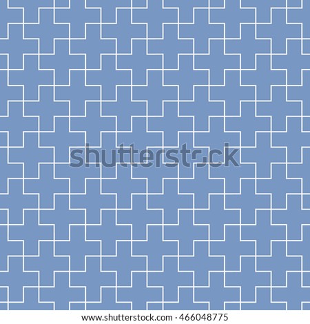 abstract geometric cross background vector illustration seamless