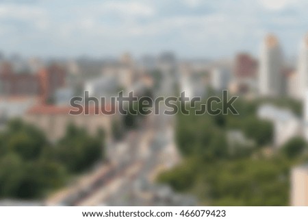Office building exterior theme creative abstract blur background with bokeh effect