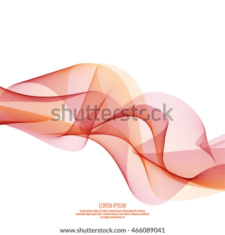 Techno vector abstract background with soft lines. 