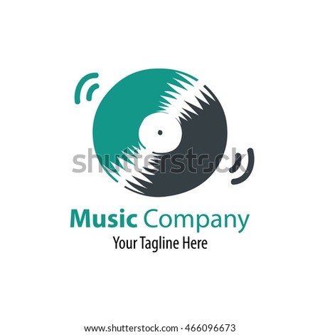 Music Logo Icon Design Template Elements