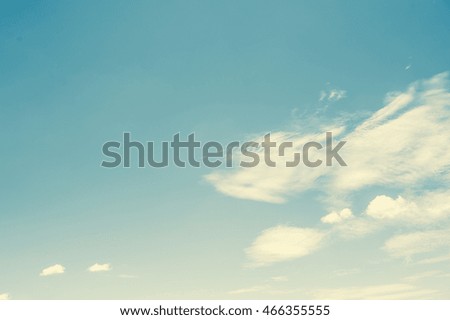 Retro cloud and sky background