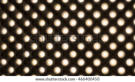 background led light closeup