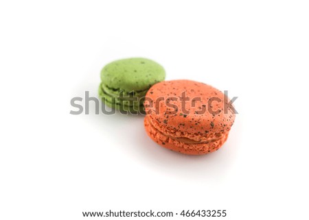 Sweet and colourful macaroons