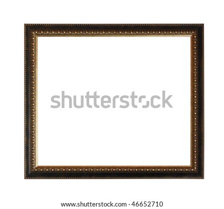 picture frame isolated on a white