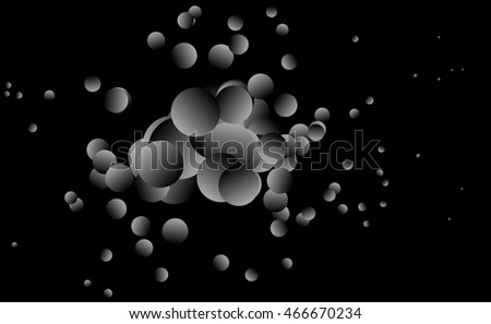 Abstract background design with circles. Vector illustration.
