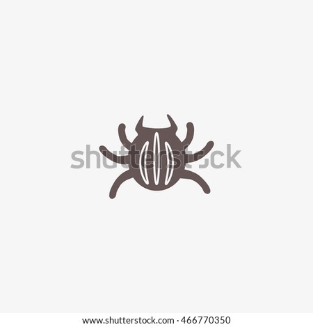 crawling beetle, icon