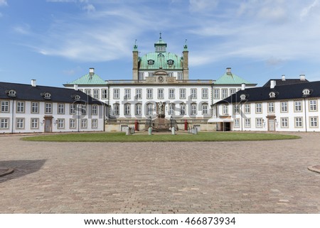 Royal palace in Denmark.
