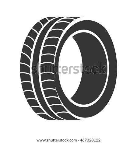 road tire service wheel mechanic car vehicle vector graphic isolated  illustration