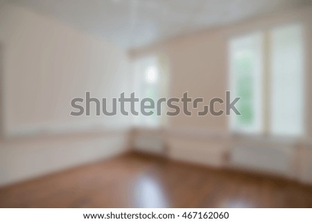 Common office building interior  theme creative abstract blur background with bokeh effect