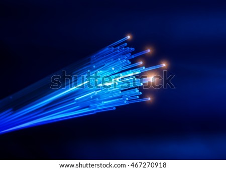 abstract Internet technology fiber optic background Royalty-Free Stock Photo #467270918