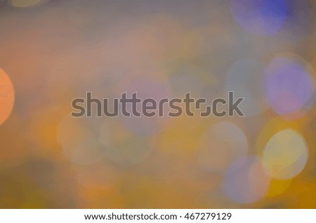 Bubble bokeh , Elegant blurred light bokeh with pastel color gradient background and copyspace on central of image, using for business media presentation or desktop wallpaper