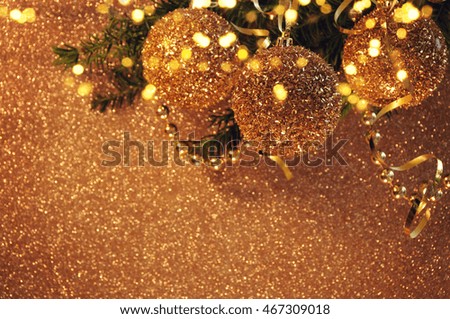 Christmas background with bubble