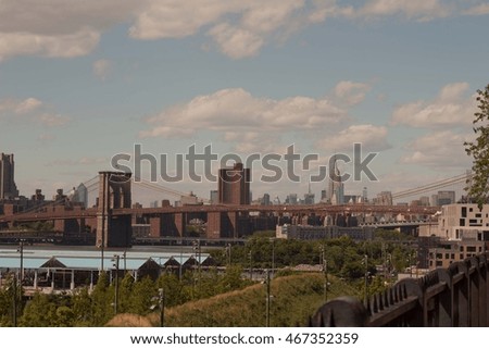 Brooklyn Bridge Skyline