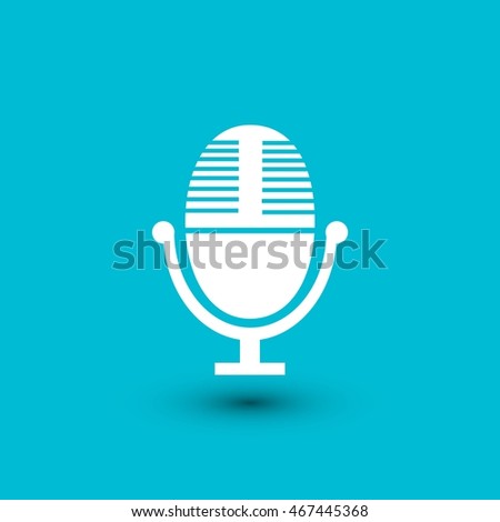 Vector microphone icon