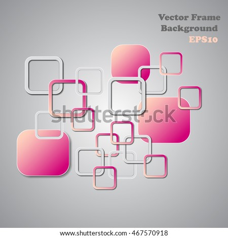 Background polygons cut paper- design template. Vector illustration for your business presentation