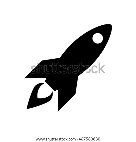 Rocket Icon Royalty-Free Stock Photo #467580830