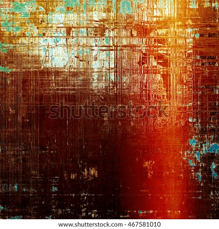 Old style distressed vintage background or texture. With different color patterns: yellow (beige); brown; blue; red (orange); white; pink