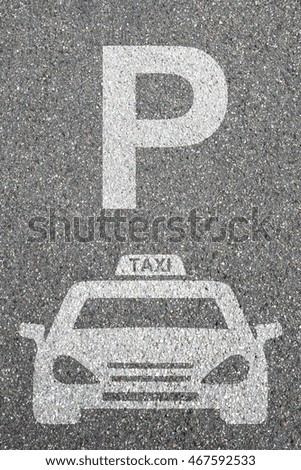 Parking lot sign car park taxi cab sign vehicle street road traffic city mobility transport