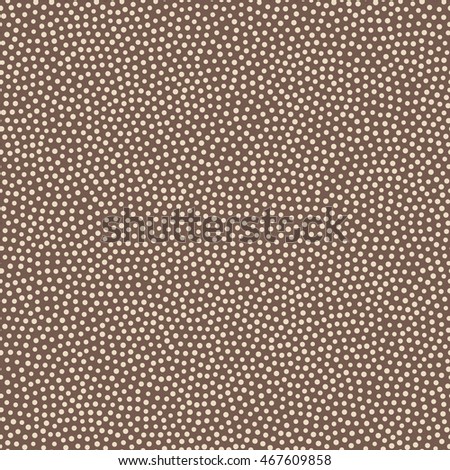 Seamless Japanese Pattern of Dots of Various Sizes Scattered Randomly.