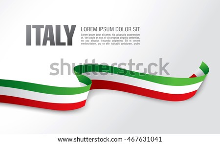 Flag of Italy vector illustration Royalty-Free Stock Photo #467631041