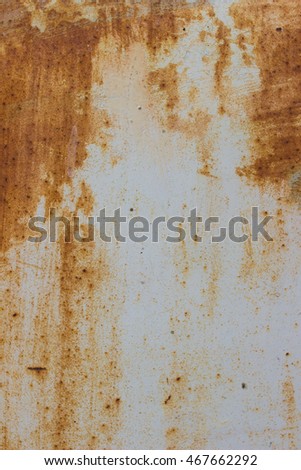 Red metallic rusted surface as a textured vintage background
