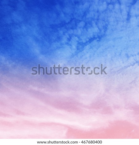 Watercolor clouds and sky background