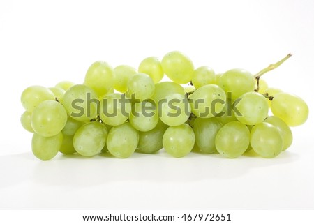 simply grape without washing green delicious in studio fruit summer symbol color healthy bio pattern icon 3d