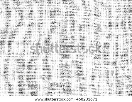 Distressed overlay texture of weaving fabric. grunge background. abstract halftone vector illustration
