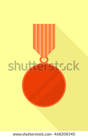 coin medal in vector illustration